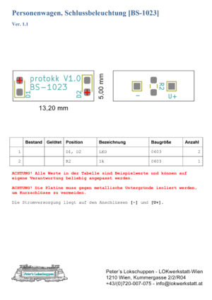 Wagonschlußlicht – Bild 2