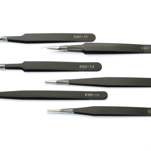 Präzisions-ESD-Antistatik-Pinzetten-Set