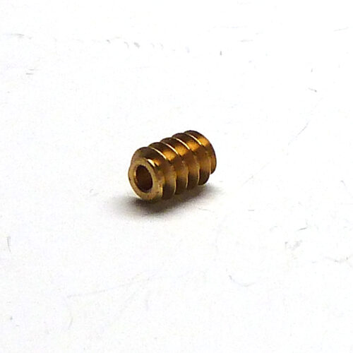 Schnecke M 0,3, D=3.5, L=5, DI=1.5 mm - Messing
