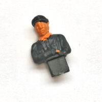 Lokführer grau gerade