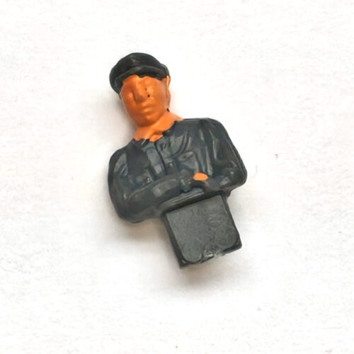 Lokführer grau gerade