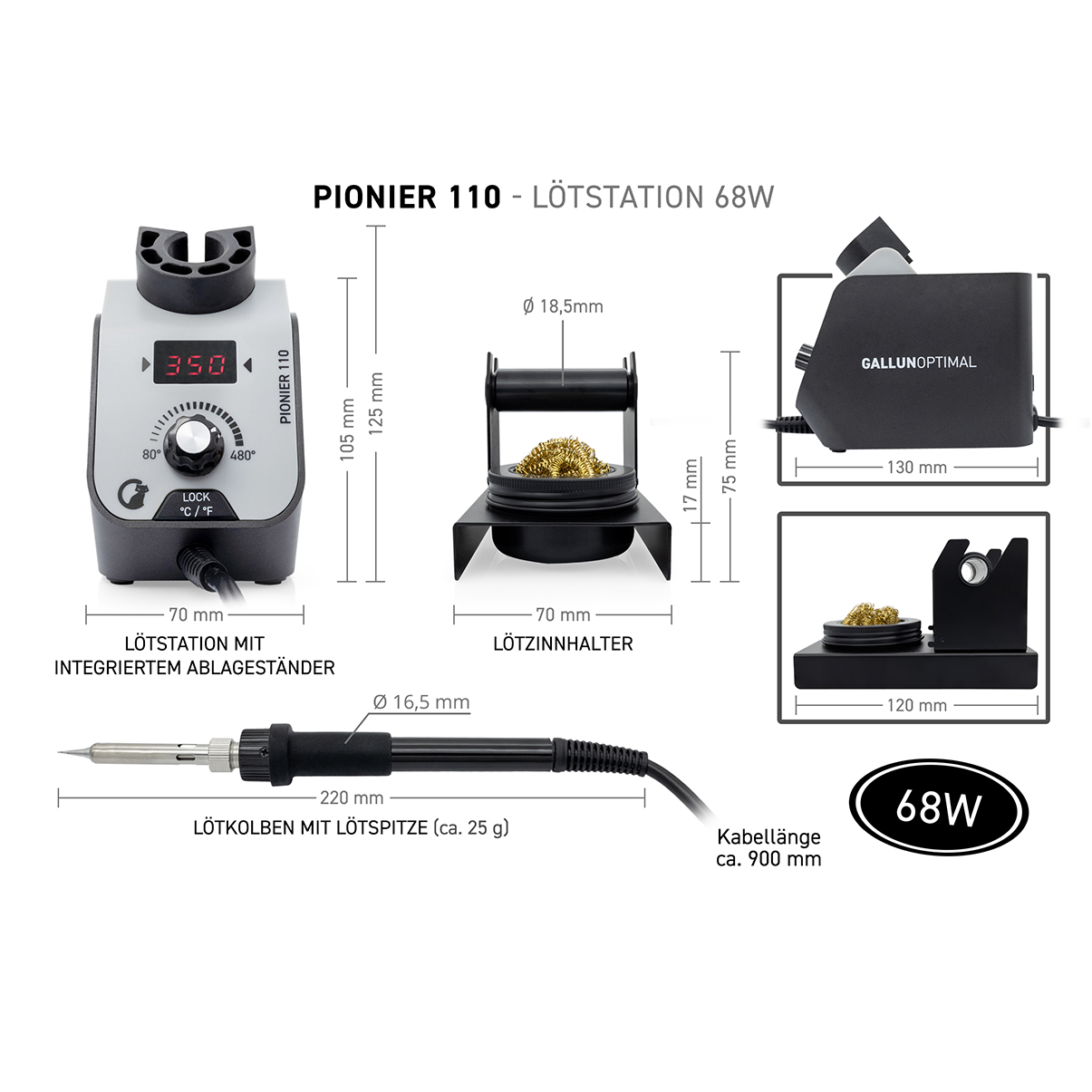 GALLUNOPTIMAL Lötstation Pionier 110 – Bild 3