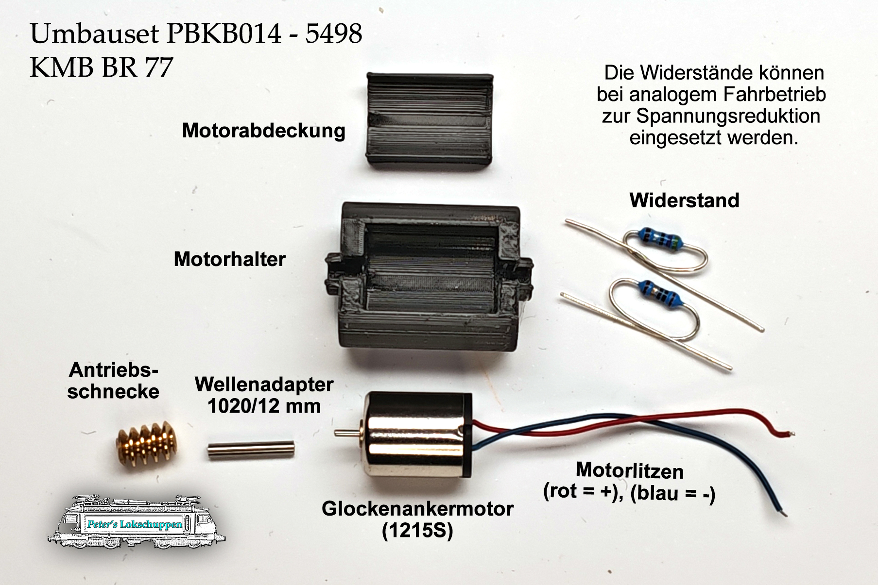 Motorumbauset PBKB14 - KMB BR77 – Bild 2