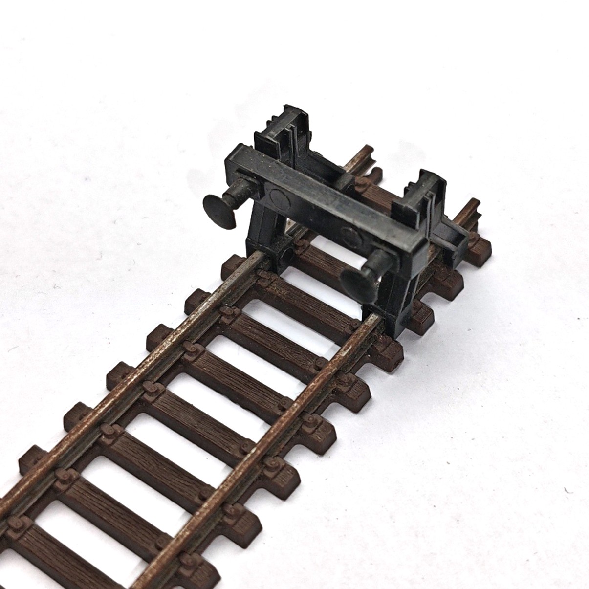 gerades Gleis 602 - Prellbock - Kleinbahn – Bild 2
