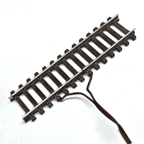 gerades Gleis 602 - 1x unterbrochen - mit Kabel - Kleinbahn