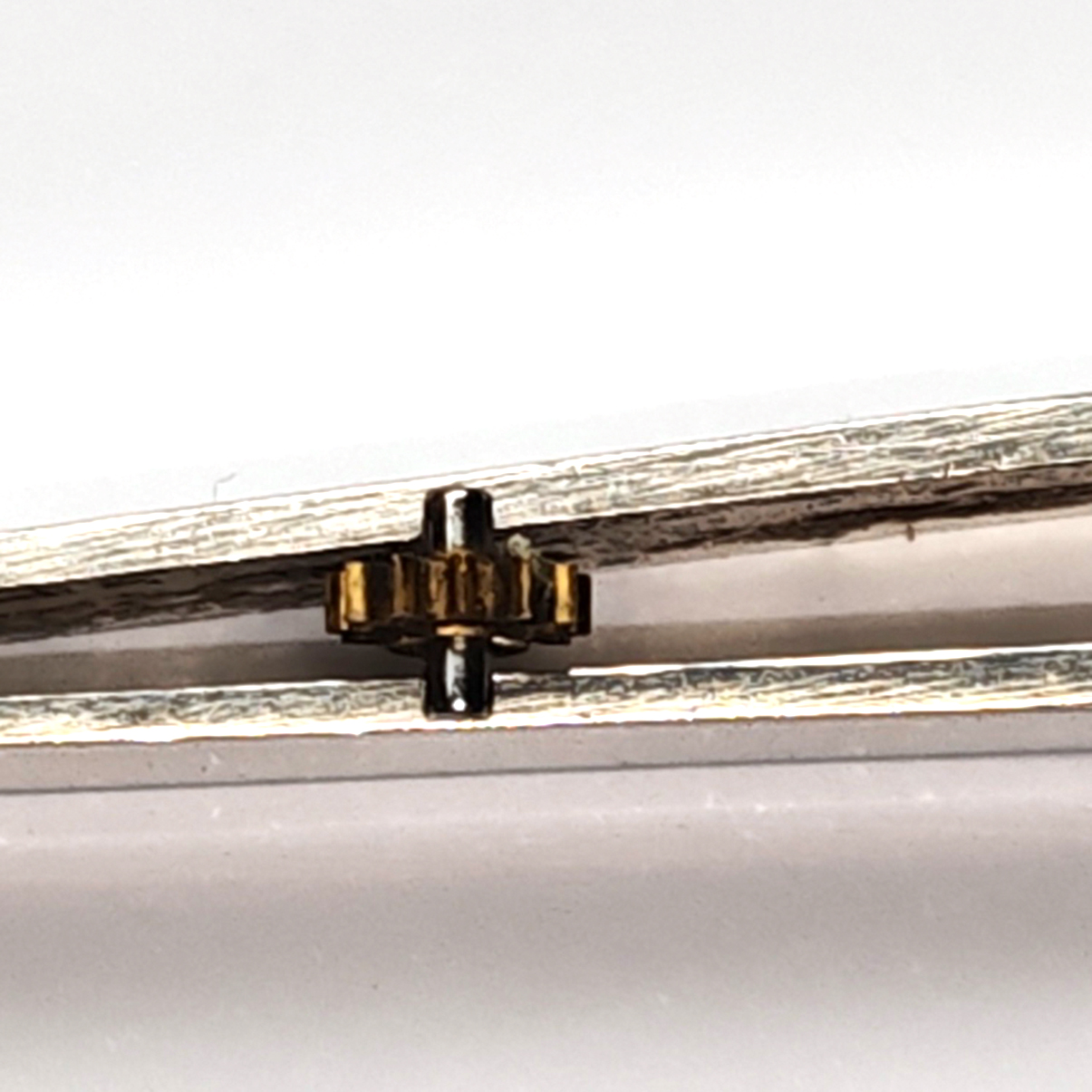 Zahnrad 12 Z, M 0,4, Messing – Bild 2
